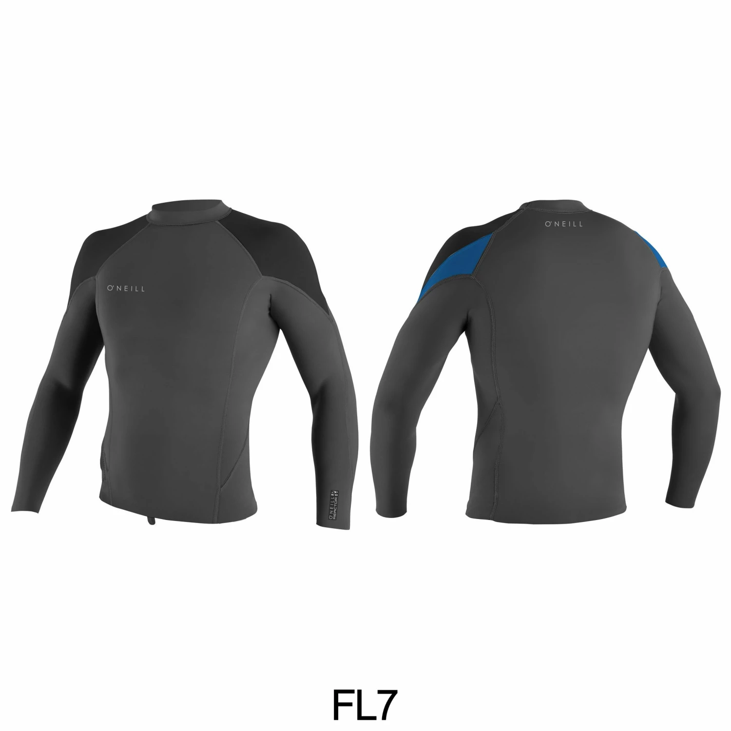 O'Neill Reactor 2 1.5mm L/Sleeve Wetsuit Top - Black / Ocean 3 O'Neill Reactor 2 1.5mm L/Sleeve Wetsuit Top - Black / Ocean