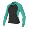 O'Neill Reactor 2 1.5mm Womens Wetsuit Top In Black/Light Aqua