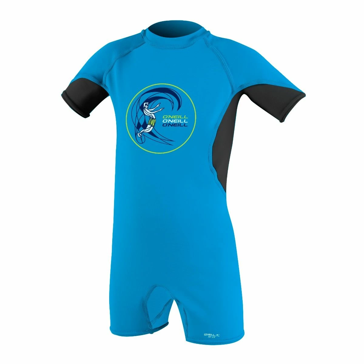 O'Neill O'Zone Toddler Boys UV Sun Suit - Sky/Black/Lime 3 O'Neill O'Zone Toddler Boys UV Sun Suit - Sky/Black/Lime