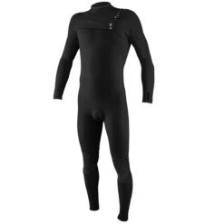 O'Neill Hyperfreak 3/2+mm Chest Zip Wetsuit 2023 - Black