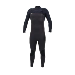 O'Neill Hyperfreak 5/4+mm Chest Zip Mens Wetsuit 2024 - Raven/Black