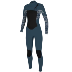 O'Neill Epic 5/4mm Girls Chest Zip Winter Wetsuit - Shade/Bungalow