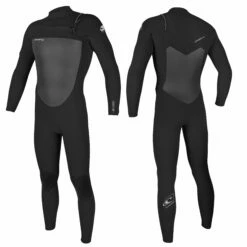 O'Neill Epic 4/3mm Chest Zip Wetsuit 2024 - Black