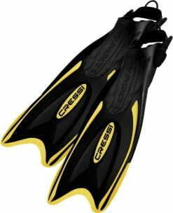 Cressi Palau Dive Fins - Black/Yellow