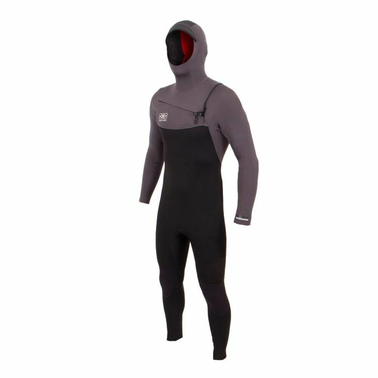 Ocean And Earth Free-Flex 5/4mm Chest Zip Hooded Wetsuit - Charcoal 3 Ocean And Earth Free-Flex 5/4mm Chest Zip Hooded Wetsuit - Charcoal