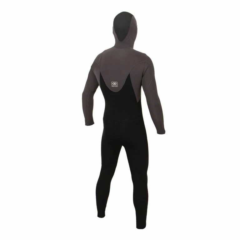 Ocean And Earth Free-Flex 5/4mm Chest Zip Hooded Wetsuit - Charcoal 4 Ocean And Earth Free-Flex 5/4mm Chest Zip Hooded Wetsuit - Charcoal - Image 2