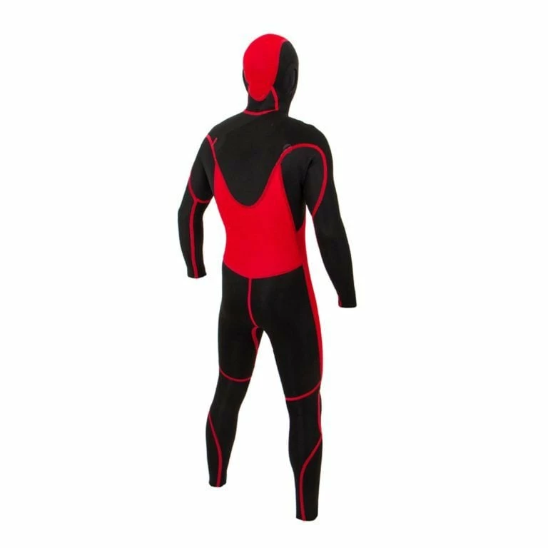 Ocean And Earth Free-Flex 5/4mm Chest Zip Hooded Wetsuit - Charcoal 6 Ocean And Earth Free-Flex 5/4mm Chest Zip Hooded Wetsuit - Charcoal - Image 4