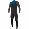 O'Neill Hammer 3/2mm Youth Chest Zip Summer Wetsuit 2023 - Black/Graphite/Ocean -Mystic Sale 5412 eq6 f