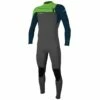 O'Neill Hammer 3/2mm Youth Chest Zip Summer Wetsuit 2023 - Graphite Dayglo -Mystic Sale 5412 hl8 f