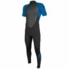 O'Neill Reactor II 2mm Youth Back Zip Summer Wetsuit 2023 - Black/ Ocean