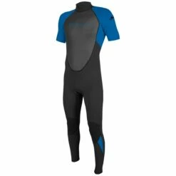 O'Neill Reactor II 2mm Youth Back Zip Summer Wetsuit 2023 - Black/ Ocean