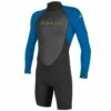 O'Neill Reactor II 2mm Youth Long Sleeve Back Zip Shorty Wetsuit 2023 - Black/Ocean 2 O'Neill Reactor II 2mm Youth Long Sleeve Back Zip Shorty Wetsuit 2023 - Black/Ocean -Mystic Sale 5458 ej7 f