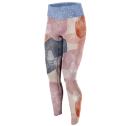 O'Neill Bahia 1.5mm Womens Neo Leggings - Desert Bloom/Drift Blue
