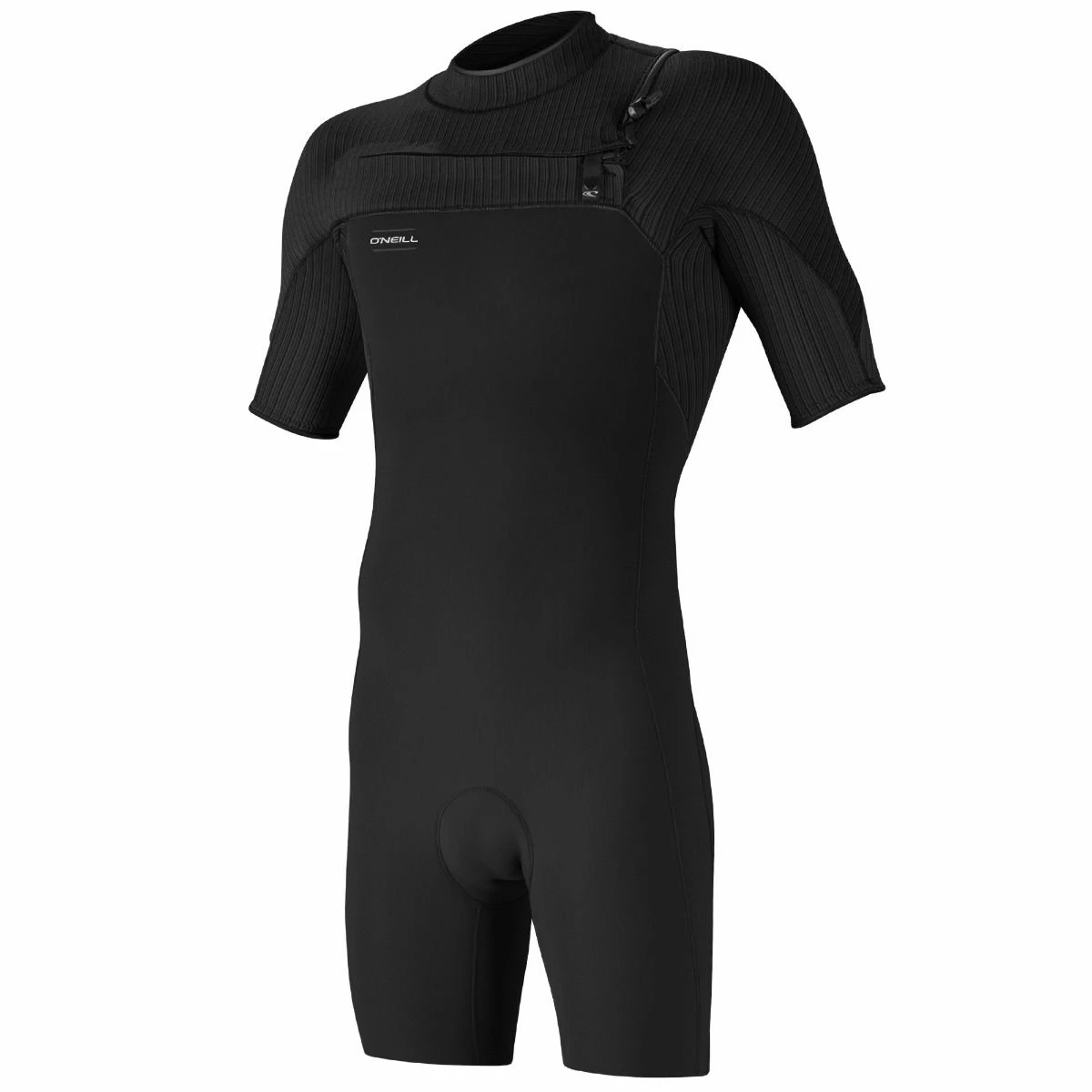 O'Neill Hyperfreak 2mm Mens Chest Zip Shorty Wetsuit 2023 - Black 3 O'Neill Hyperfreak 2mm Mens Chest Zip Shorty Wetsuit 2023 - Black