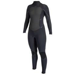 O'Neill Psycho Tech 5/4+mm Back Zip Womens Wetsuit 2024 - Black