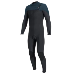 O'Neill Blueprint Windfreak 5/4+mm Chest Zip Wetsuit 2024 - Black/Cadet Blue