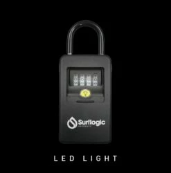 Surflogic Key Safe Led Light Lock - Black