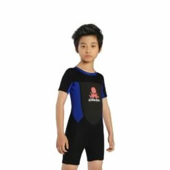 Cressi Smoby Kids Shorty Wetsuit - Black / Blue
