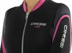 Cressi Lei Lady Monopiece 2.5mm Dive Wetsuit - Black/Pink -Mystic Sale 642 lei5 z