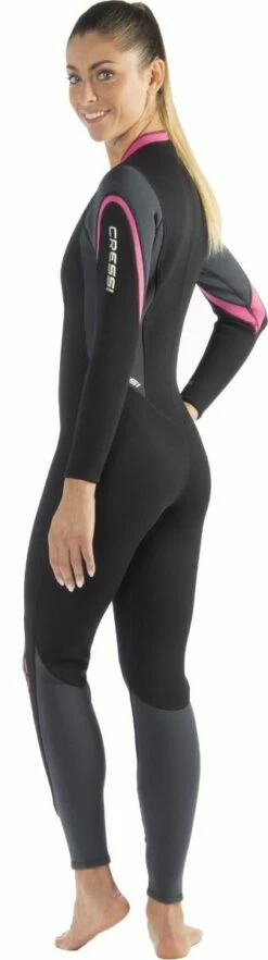 Cressi Lei Lady Monopiece 2.5mm Dive Wetsuit - Black/Pink -Mystic Sale 642 lei7 z