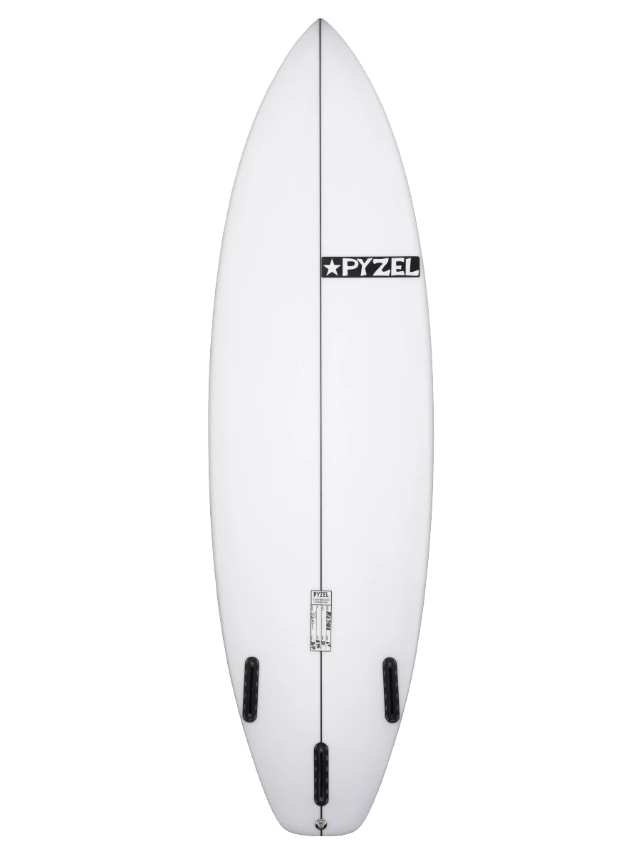 Pyzel Red Tiger High Performance Surfboard - White 6 Pyzel Red Tiger High Performance Surfboard - White - Image 4