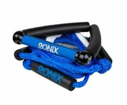 Ronix Bungee Surf Tow Rope & Handle - Blue/Silver
