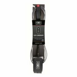 Ocean And Earth Regular 8'0" Surfboard Leash - Black