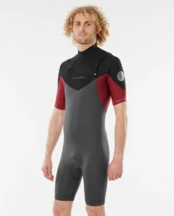 Rip Curl Mens Dawn Patrol 2/2mm Shorty Wetsuit 2023 - Maroon -Mystic Sale 80133 wsp9gm 4370 1 1