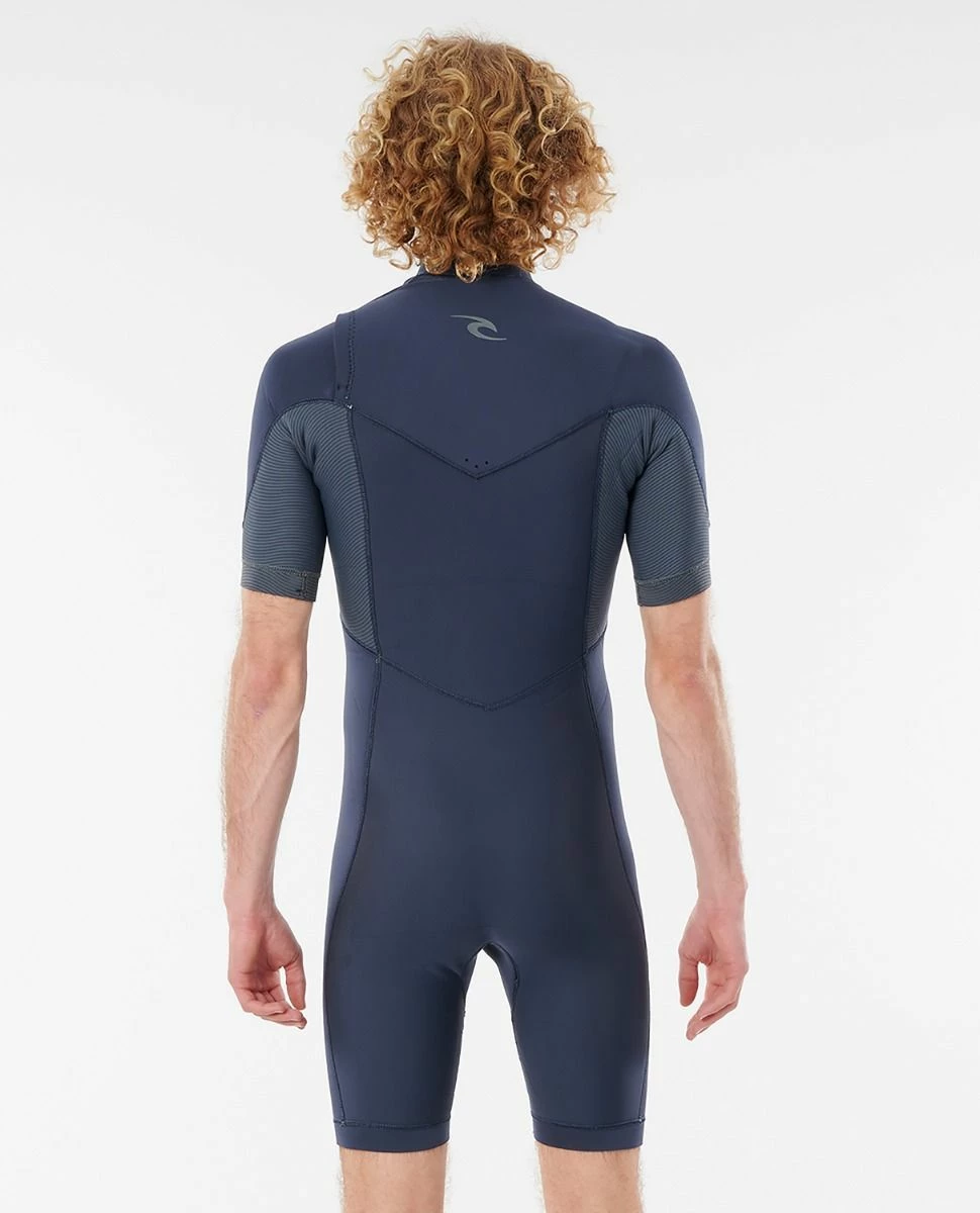 Rip Curl Mens Dawn Patrol 2/2mm Shorty Wetsuit 2023 - Slate 4 Rip Curl Mens Dawn Patrol 2/2mm Shorty Wetsuit 2023 - Slate - Image 2