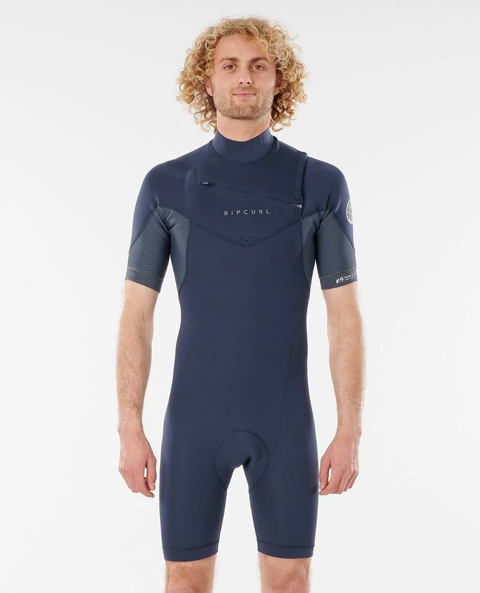 Rip Curl Mens Dawn Patrol 2/2mm Shorty Wetsuit 2023 - Slate 3 Rip Curl Mens Dawn Patrol 2/2mm Shorty Wetsuit 2023 - Slate