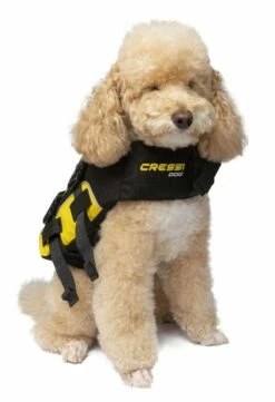 Cressi Dog Life Jacket - Black/Yellow