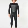 Rip Curl Omega 4/3mm Mens Back Zip Wetsuit 2023 - Black