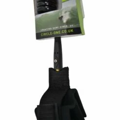 Circle One Coiled Bodyboard 1m Wrist Leash - Black -Mystic Sale al14