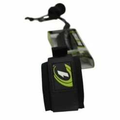 Circle One Coiled Bodyboard 1m Wrist Leash - Black -Mystic Sale al15