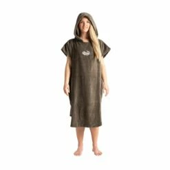 Robie Robes Original Short Sleeve Changing Towel - Olive
