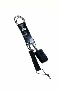 Bulldog 6ft 0 Ankle Surf Leash - Black/Red -Mystic Sale bdlan black crimsonred backpackaging