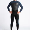 C Skins Legend 3/2mm Back Zip Wetsuit 2023 - Black/ Bluestone/ Cyan