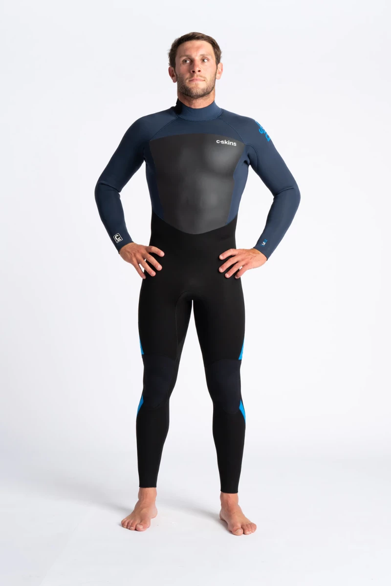C Skins Legend 3/2mm Back Zip Wetsuit 2023 - Black/ Bluestone/ Cyan 3 C Skins Legend 3/2mm Back Zip Wetsuit 2023 - Black/ Bluestone/ Cyan