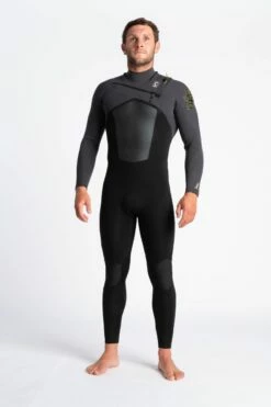 C Skins Re-Wired 3/2mm Chest Zip Wetsuit 2023 - Black