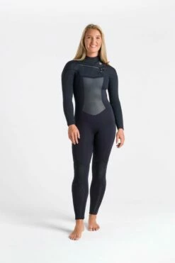 C Skins ReWired 5/4mm Chest Zip Womens Wetsuit 2024 - Black