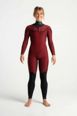 C Skins ReWired Womens 4/3mm Chest Zip Wetsuit 2023 - Black / Shadow -Mystic Sale c rwwcz internal 2 1 2