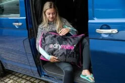 Dryrobe Cushion Cover - Black Camo/Pink -Mystic Sale camo black pink cushion 027 2024x2024