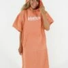 Sorted Surf Premium Hooded Changing Robe - Coral -Mystic Sale coral towel2