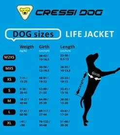 Cressi Dog Life Jacket - Black/Yellow 11 Cressi Dog Life Jacket - Black/Yellow -Mystic Sale cressi dog taglie lifejacket ita