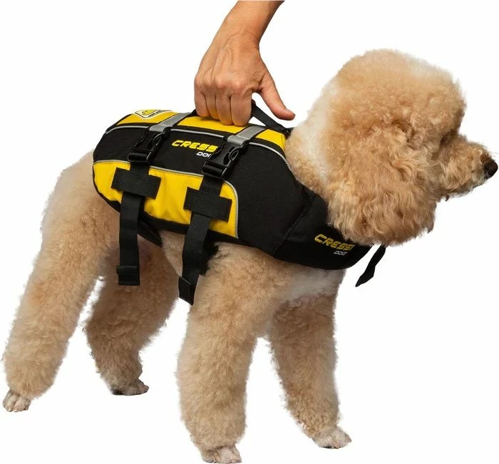 Cressi Dog Life Jacket - Black/Yellow 5 Cressi Dog Life Jacket - Black/Yellow - Image 3