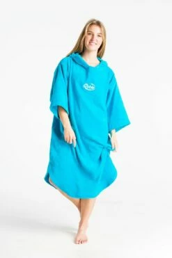 Robie Robes Original Long Sleeve Changing Robe - Blue Atoll