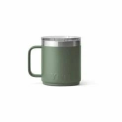 Yeti Rambler 10oz (296ml) Mug With MagSlider Lid - Camp Green -Mystic Sale drinkware rambler 10oz mug camp green back 4156 primary b 2400x2400 4736a918 e177 465c b395 2e51701b1608