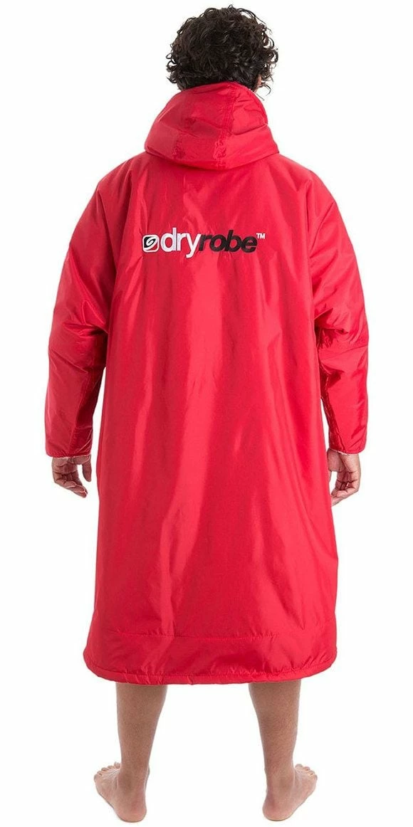 Dryrobe Advance Long Sleeve - Red / Grey 5 Dryrobe Advance Long Sleeve - Red / Grey - Image 3