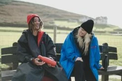 Dryrobe Knitted Eco Beanie -Mystic Sale eco beanie lifestyle 1 2024x2024