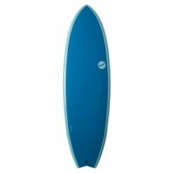 NSP Elements 6'4 Fish Surfboard - Ocean Blue